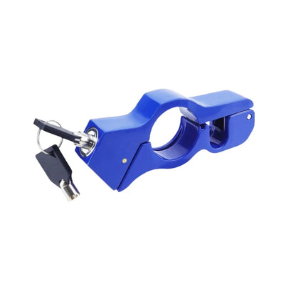 Universal Aluminum Alloy Motorcycle/Bicycle Handlebar Lock - Heavy Duty Anti-Theft for Atv/Dirt/Street Bikes, Tool-Free Install