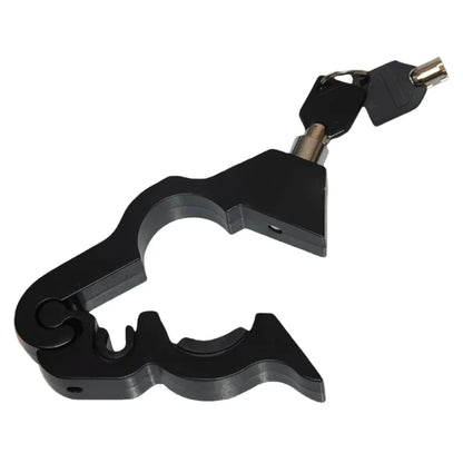Universal Aluminum Alloy Motorcycle/Bicycle Handlebar Lock - Heavy Duty Anti-Theft for Atv/Dirt/Street Bikes, Tool-Free Install
